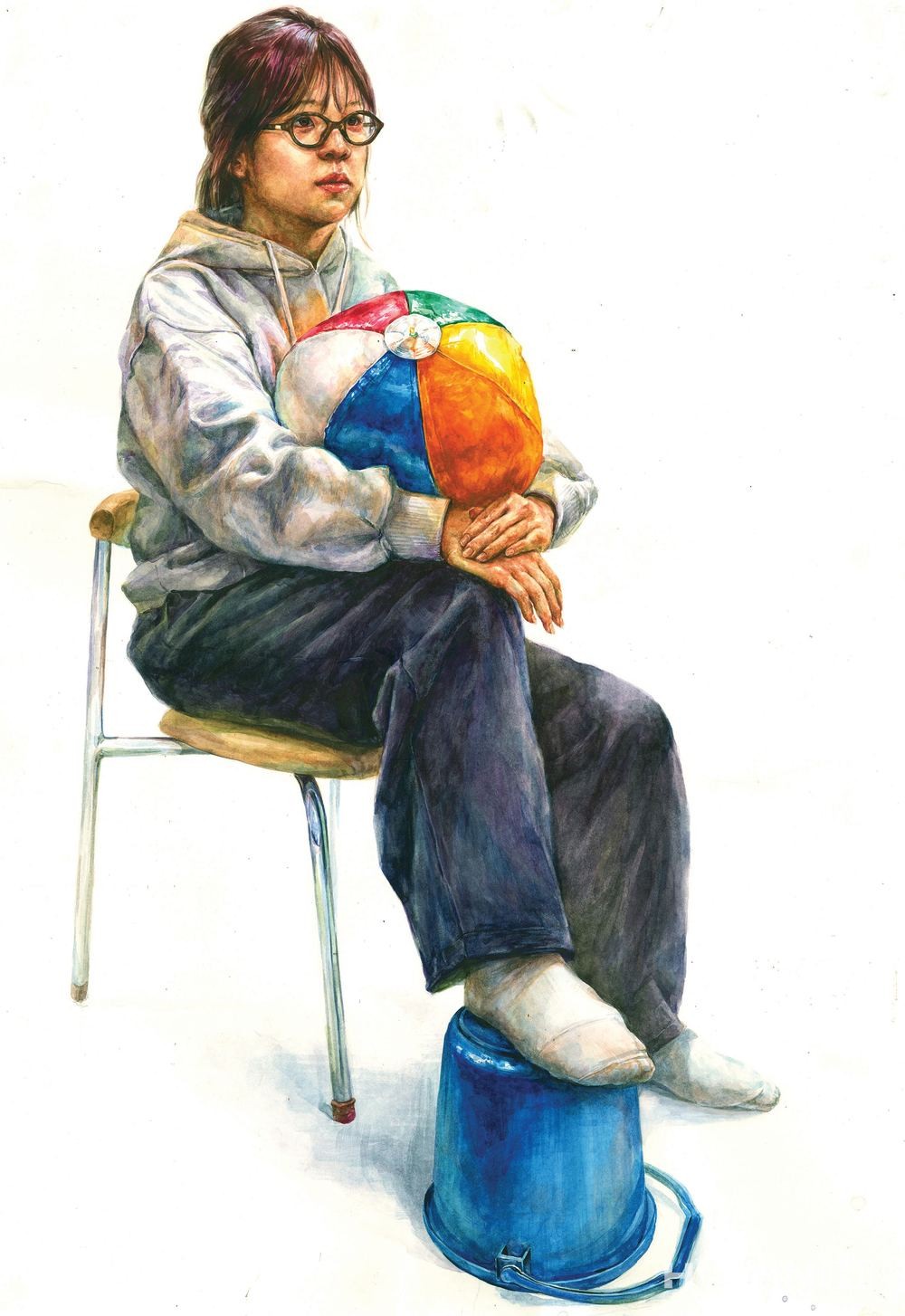 인체수체화 · 우수